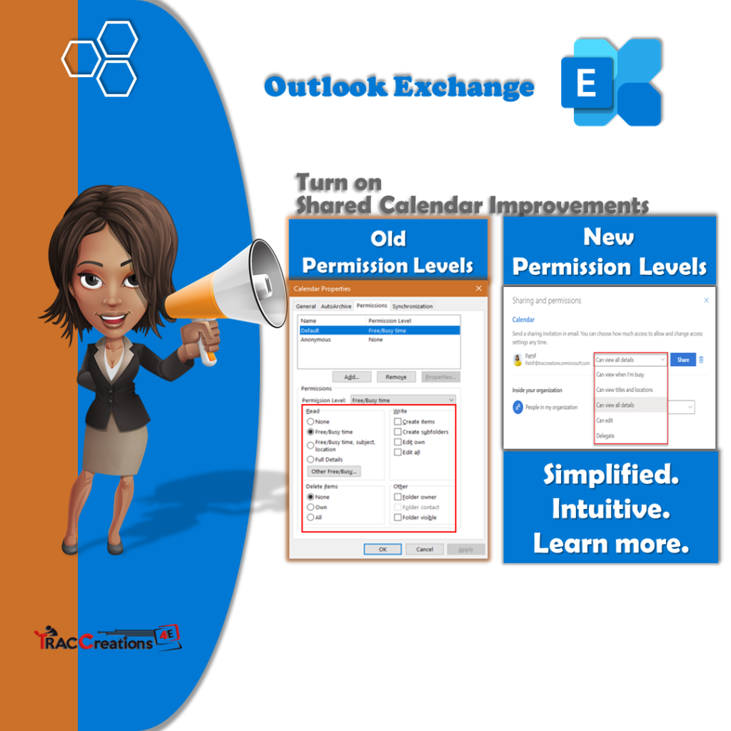 Outlook Exchange Turn on Shared Calendar