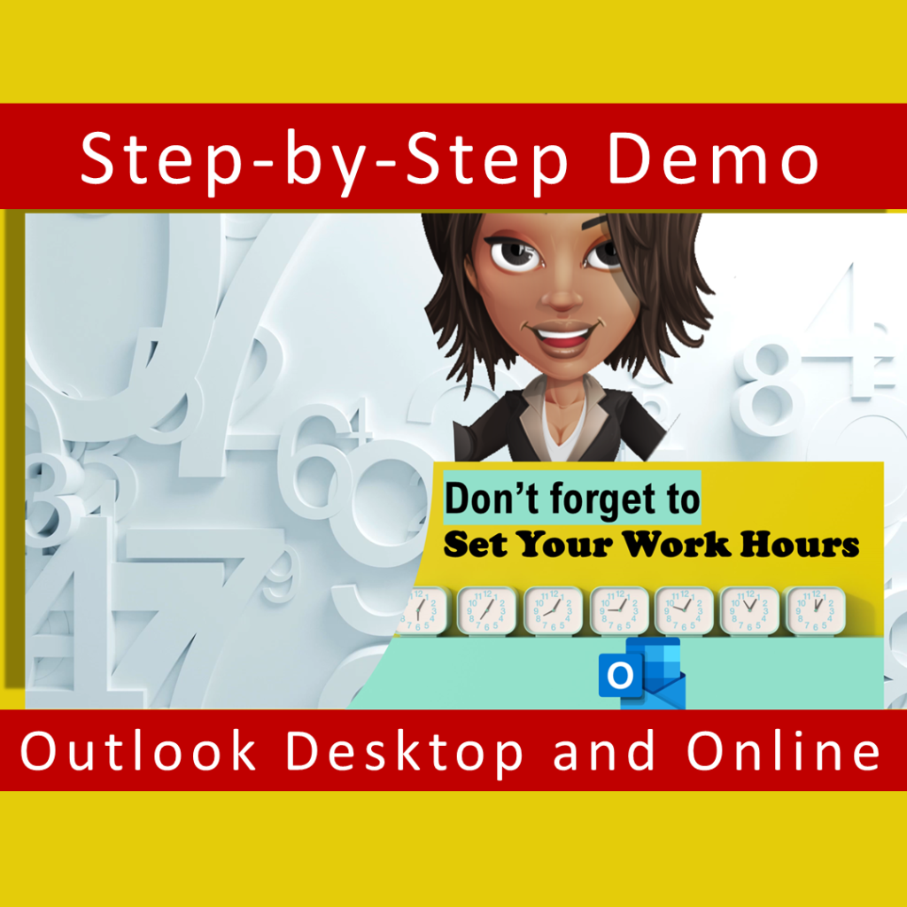 Set Work Hours Step by Step Instructions