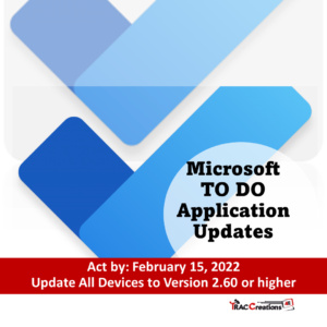 Microsoft To-Do Application Update
