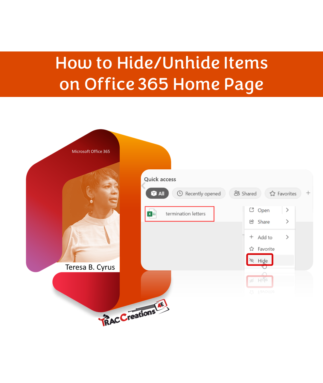 hide-unhide-files-on-office-365-home-page-traccreations4e