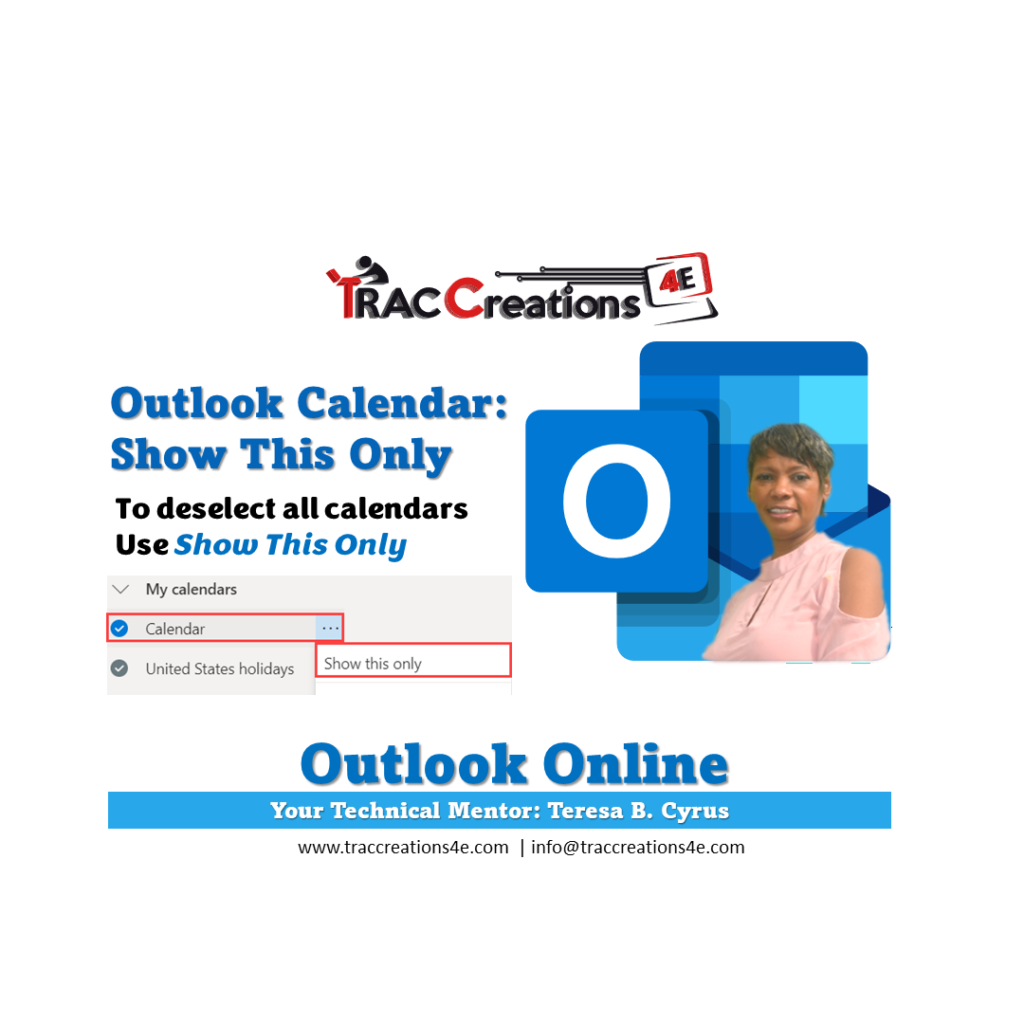Outlook Calendar Show This Only