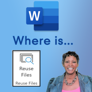 MS Word Reuse files