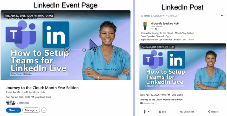 LinkedIn Live from Microsoft Teams – Step-by-Step Setup Guide ...