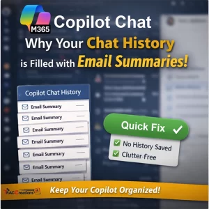Copilot Chat History Outlook Email Summaries