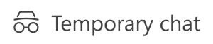Copilot Temporary Chat Icon