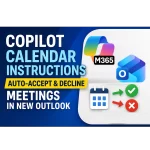Auto Accept Decline Copilot Calendar Instructions