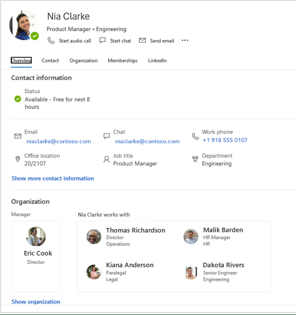 MS Profile Card Expanded View Retiring