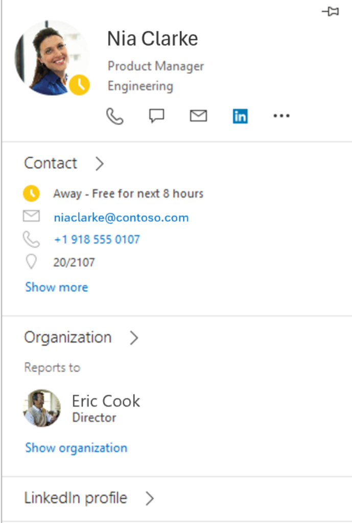 Classic Outlook Profile Standard View