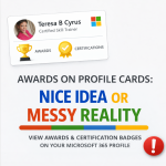 Profile Card Badges in Microsoft 365 ~TRACCreations4e
