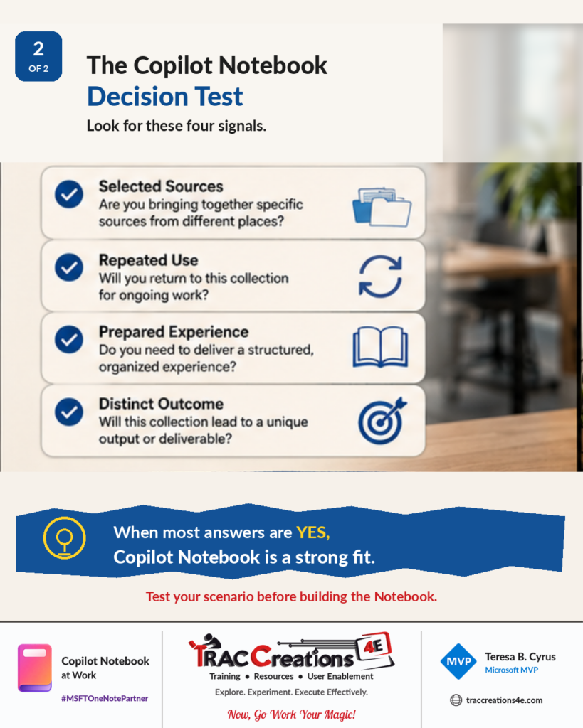Create a Copilot Notebook Decision Test