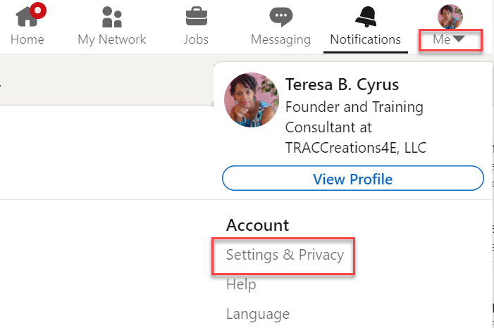 How to Navigate to Privacy Settings in LinkedIn